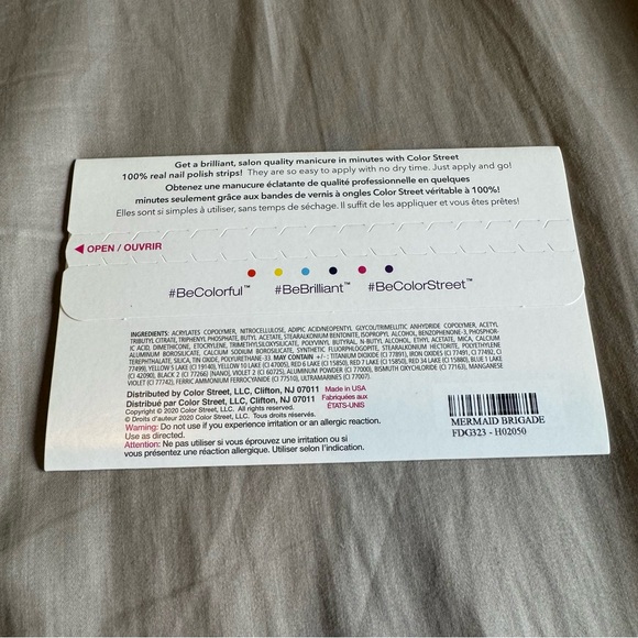 *Retired* Color Street: Mermaid Brigade | Turquoise Scales Glitter Summer Water - Picture 4 of 13